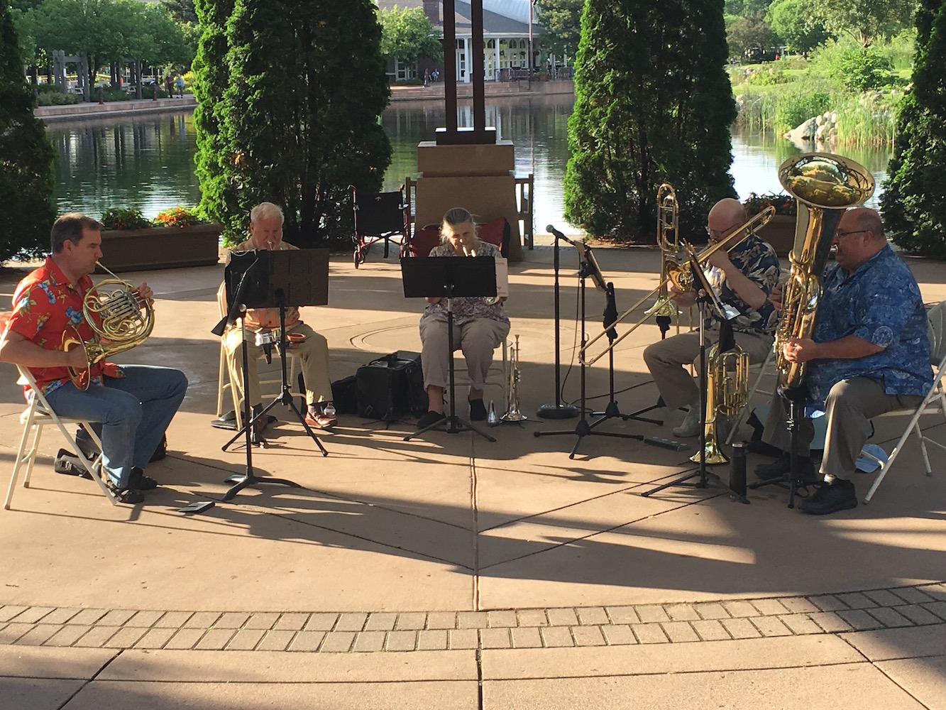 Celebration Brass Quintet at Lake Harriet Bandshell